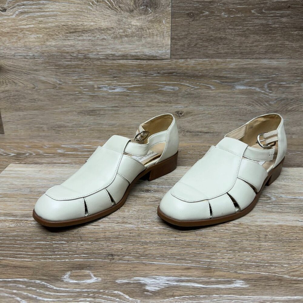 Jones New York Sport Cream Closed Toe Sandal Women's Size 6.5